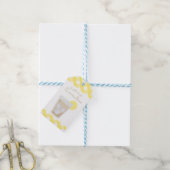 Sweet Tea & Gingham Personalisierte Geschenkmarke Geschenkanhänger (Mit Garn)
