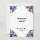 Sweet Tea Illustriert Valentine's Day Card Karte (Rückseite)