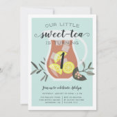 Sweet Tea | KINDERGEBURTSTAG PARTY EINLADUNG (Vorderseite)