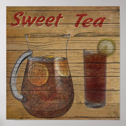Sweet Tea Poster (Vorne)