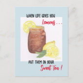 Sweet Tea Postkarte (Vorderseite)