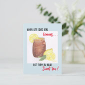 Sweet Tea Postkarte (Stehend Vorderseite)