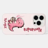 Sweet Tea-Rex Personalisiert Dinosaurier Animal Pu Case-Mate iPhone Hülle (Rückseite (Horizontal))