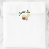 Sweet Tea Runder Aufkleber (Tasche)