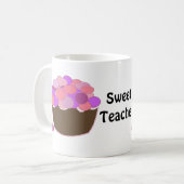 Sweet Teacher Smartie Cupcakes Kaffeetasse (Vorderseite Links)
