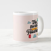 Sweet Teacher - Soft & Lovely Jumbo-Tasse (Vorderseite Rechts)
