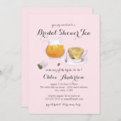 Sweet Teacup Brautparty Tee Party Einladung (Vorne/Hinten)