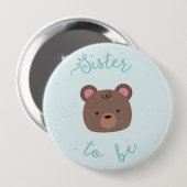 Sweet Teddy Baby Duschbox mit Knopf Button (Vorne & Hinten)