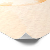 Sweet Teddy Bär Geburtstagsparty personalisiert Poster (Ecke)