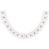 Sweet Teddy Bear Baby Shower Bunting Banner (Alle)