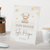 Sweet Teddy Bear Baby Shower Sockelschild (In SItu)