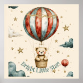 Sweet Teddy Bear Nursery Poster (Vorne)