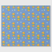 Sweet Teddy Bear Teddy Bear Baby Dusche Geschenkpapier (Flach)