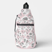 Sweet Tee Print Cut Nähtasche Crossbody Bag (Vorderseite)