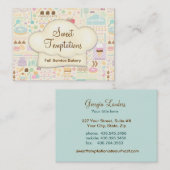 Sweet Temptations Bakery Boutique Visitenkarte (Vorne/Hinten)