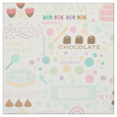 Sweet Temptations Vanilla Bakery Stoff (Muster)