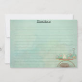Sweet Terrarium Rezept Card Mitteilungskarte (Rückseite)