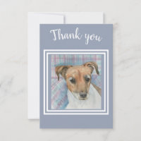 Sweet Terrier Puppy Vielen Dank