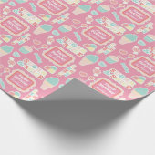 Sweet Things Personalisiert Geburtstag Geschenkpapier (Ecke)