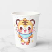 Sweet Tiger Baby Dusche Pappbecher (Vorderseite)