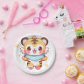 Sweet Tiger Baby Dusche Pappteller (Party)