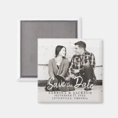 Sweet Time Foto - Save the Date Magnet (Vorderseite/Rückseite)