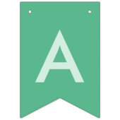 Sweet Time Pastel Green Donut Geburtstag Wimpelkette (Dritte Fahne)