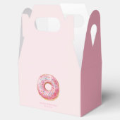 Sweet Time Pastel Pink Donut Geburtstag Geschenkschachtel (Geöffnet)