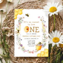 Sweet to Bee One Cute Honey Girl First Birthday