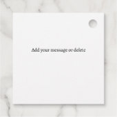 Sweet To Bee Two Second Birthday Bees Honeycomb Geschenkanhänger (Rückseite)