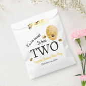 Sweet To Bee Two Second Birthday Bees Honeycomb Geschenktütchen (Versiegelt)