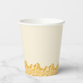 Sweet To Bee Two Second Birthday Bees Honeycomb Pappbecher (Rückseite)