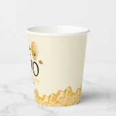 Sweet To Bee Two Second Birthday Bees Honeycomb Pappbecher (Links)