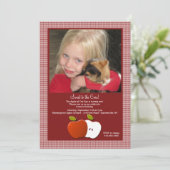 Sweet to the Core Foto Einladung (Stehend Vorderseite)