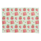 Sweet Toast and Strawberry Jam Pattern Kissenbezug (Vorderseite)