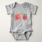 Sweet Toast und Strawberry Jam Baby Strampler (Vorderseite)