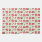 Sweet Toast und Strawberry Jam Geschirrtuch (Horizontal)