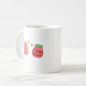 Sweet Toast und Strawberry Jam Kaffeetasse (Vorderseite Links)