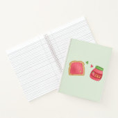 Sweet Toast und Strawberry Jam Notizblock (Innenseite)