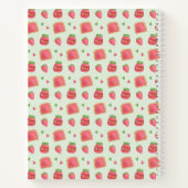 Sweet Toast und Strawberry Jam Notizblock (Rückseite)