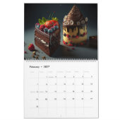 Sweet Tooth, bunte Kuchen Desserts Kalender (Feb 2027)