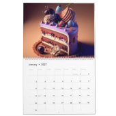 Sweet Tooth, bunte Kuchen Desserts Kalender (Jan 2027)