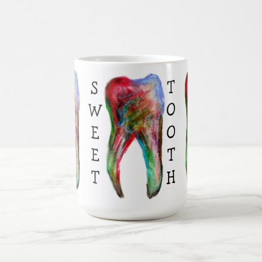 Sweet Tooth Dental Coffee Mug Kaffeetasse (Mittel)