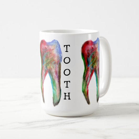 Sweet Tooth Dental Coffee Mug Kaffeetasse (VorderseiteRechts)