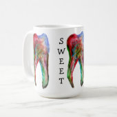 Sweet Tooth Dental Coffee Mug Kaffeetasse (Vorderseite Links)