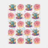 Sweet Tooth Dragon Print Fleecedecke (Vorderseite)