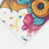 Sweet Tooth Dragon Print Fleecedecke (Ecke)
