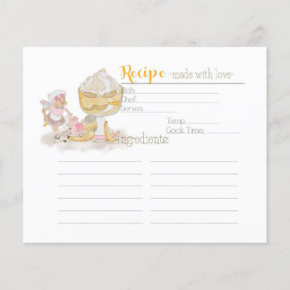 Sweet Tooth Fairy - Dessert Recipe Card