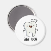Sweet Tooth Funny Dental Puff Magnet (Vorderseite/Rückseite)