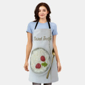 Sweet Tooth Reis Pudding mit Himbeeren Nachtisch Schürze (Getragen)